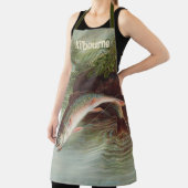 Tablier Truite de ruisseau Leaping par S.A. Kilbourne Pois (Insitu)