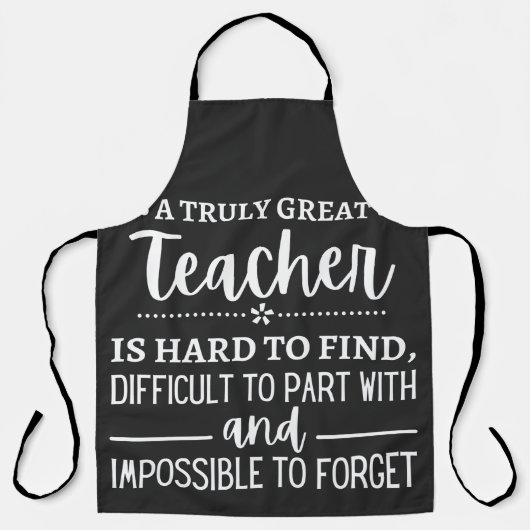 Tablier Truly Great Teacher (Recto)