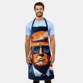 Tablier Trump 2024 - USA - Make America Great Again (Porté)