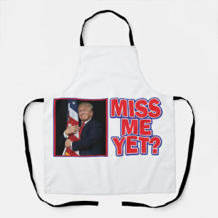Tablier Trump Accrocher le drapeau Miss Me