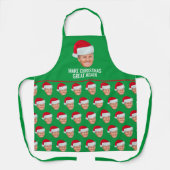 Tablier Trump avec Santa Hat - Rendre Noël magnifique (Recto)