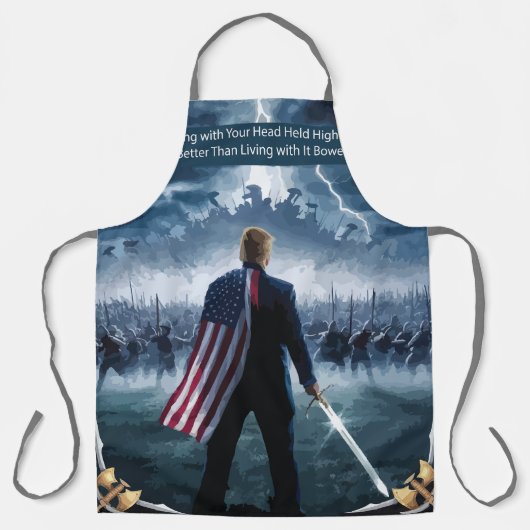 Tablier Trump Epic Warrior Apron (Recto)