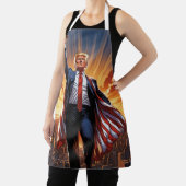Tablier Trump l'American Superhero Apron" (Insitu)