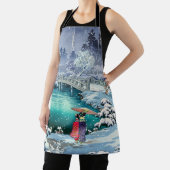 Tablier Tsuchiya Koitsu - Neige de printemps à Maruyama (Insitu)