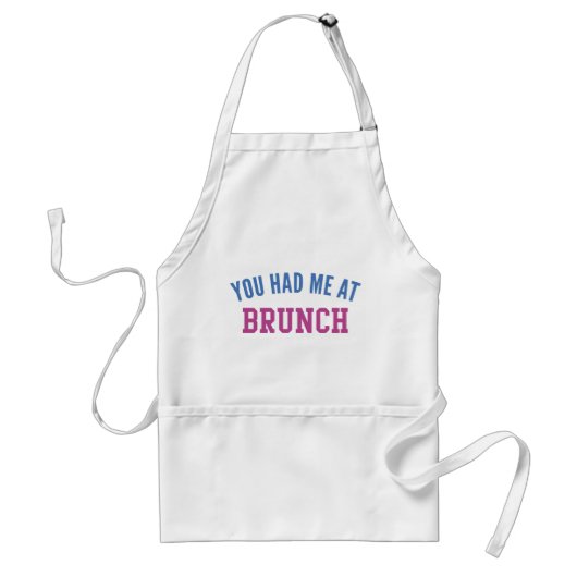 Tablier Tu M'As Eu À Brunch (Devant)