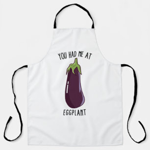 Tablier Tu M'As Eu À Eggplant