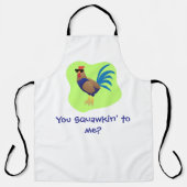 Tablier Tu me hurles dessus (Recto)