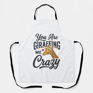 Tablier Tu me rends fou avec ta chemise drôle de girafe_1