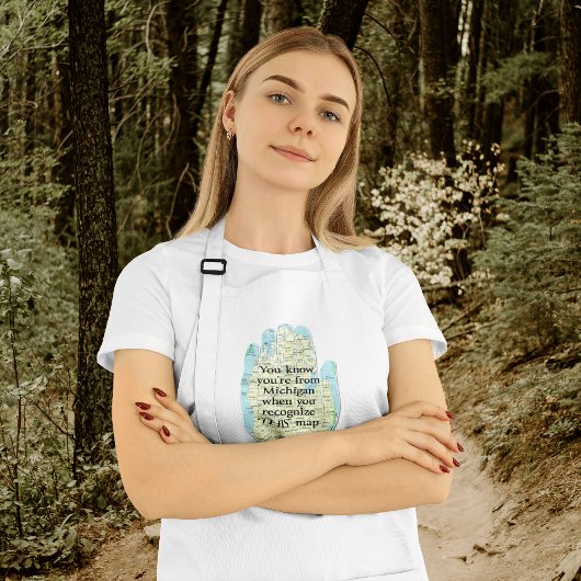 Tablier Tu sais que tu viens du Michigan quand