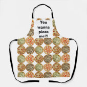 Tablier Tu veux me pizza ? ! (Recto)