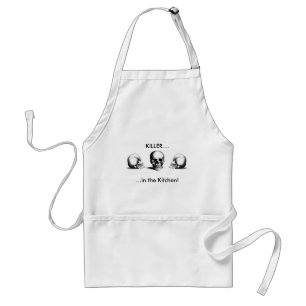 Tablier TUEUR de crâne ....... dans la cuisine !