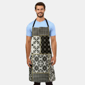 Tablier Tuile en patchwork sans couture avec Islam, arabe, (Porté)