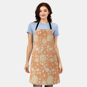 Tablier Tulipe sauvage de William Morris, Art floral orang