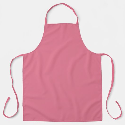 Tablier Tulipe Tendance Rose Couleur Uni (Recto)