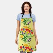 Tablier Tulipes de printemps (Porté)