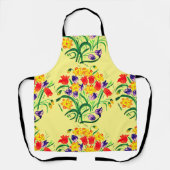 Tablier Tulipes de printemps (Recto)