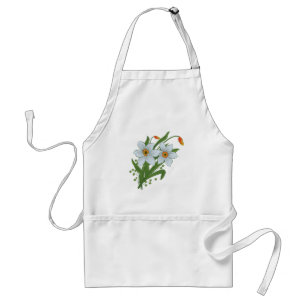 Tablier Tulipes et jonquilles Fleurs