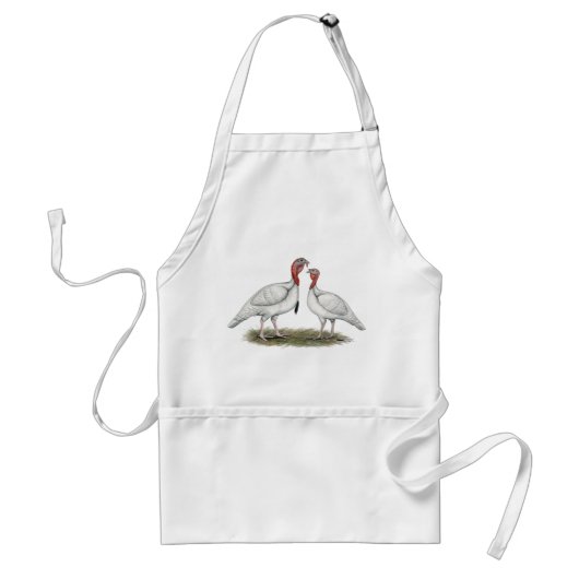 Tablier Turkey Mini White (Devant)