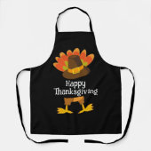 Tablier Turquie Tail & Legs Chef Thanksgiving Personnalisé (Recto)