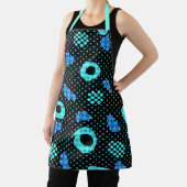 Tablier Turquoise abstrait (Insitu)