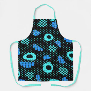 Tablier Turquoise abstrait