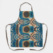 Tablier Turquoise Gold Sun Southwestern Art (Recto)