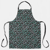 Tablier Turquoise Safari Series Design 11 (Recto)