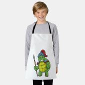 Tablier Turtle as Warrior with Spear & Helmet (Porté)