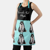Tablier Tuxedo Chat Cute Chats Noir Blanc Animal Mum Apron (Insitu)