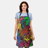 Tablier Twirlers colorés Abstraits / (Porté)