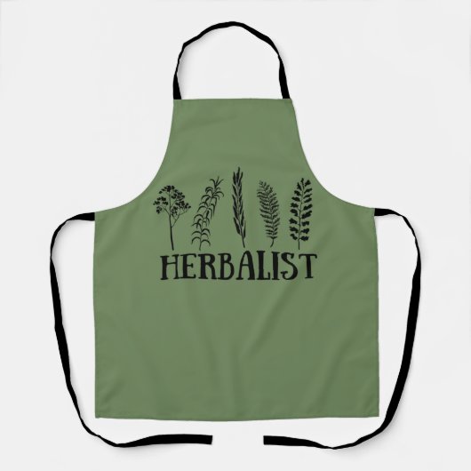 Tablier Types d'herboristes (Recto)