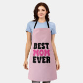 Tablier Typhographie de la meilleure maman jamais (Porté)