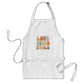 Tablier Typographie Bulles Tendance Amour (Devant)