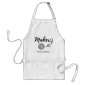 Tablier Typographie de l'artisanat du fabricant Imprimer + (Devant)