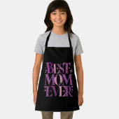 Tablier Typographie tendance Meilleure maman jamais (Insitu)