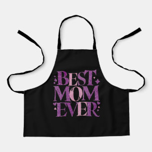 Tablier Typographie tendance Meilleure maman jamais