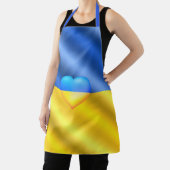 Tablier Ukraine Drapeau Apron Liberté Coeur Ukrainien Cade (Insitu)