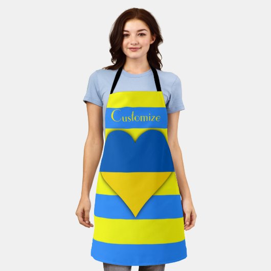 Tablier Ukraine Drapeau bleu jaune Thunder_Cove (Porté)