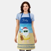 Tablier Ukulele Santa Claus  (Porté)