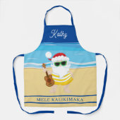 Tablier Ukulele Santa Claus  (Recto)