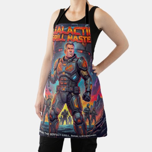 Tablier Ultimate Galactic BBQ Commander Sci-Fi (Insitu)