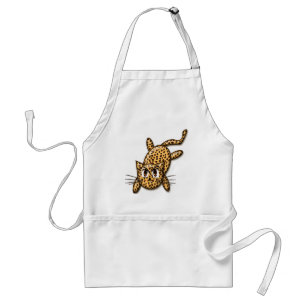 Tablier Ultra mignonne Anime Leopard Kitty