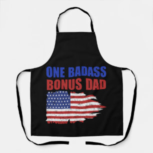 Tablier Un Badass Bonus Papa American Flag Père jour