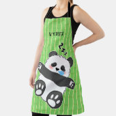 Tablier Un bébé panda mignon dormant paisiblement (Insitu)