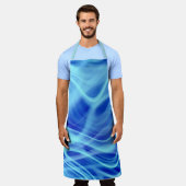 Tablier Un brouillard bleu mystique (Porté)