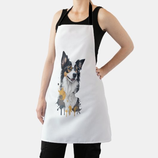 Tablier Un chien mignon Bordure Collie (Insitu)