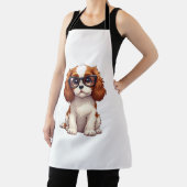 Tablier Un chien mignon, le roi Charles Spaniel (Insitu)