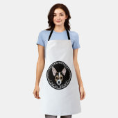Tablier Un Cool original Chihuahua Black & Brown Graphisme (Porté)