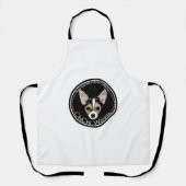 Tablier Un Cool original Chihuahua Black & Brown Graphisme (Recto)