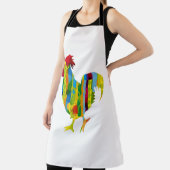 Tablier Un coq coloré (Insitu)